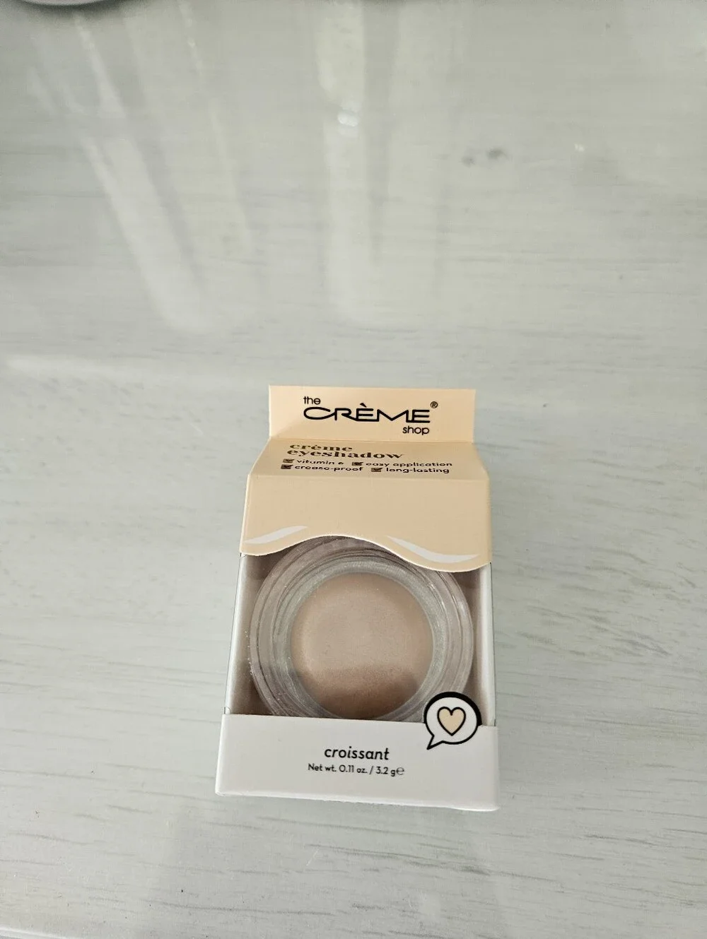 The Crème Shop Croissant Cream Eyeshadow - Neutral Beige